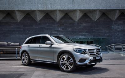 Mercedes-Benz, GLC-Class, X253, 2016, silver, crossover, new cars