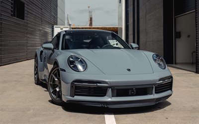 porsche 911 turbo 50 ans, 4k, supercars, 2025 voitures, rue, porsche 911 turbo, extérieur, porsche 911 turbo 2025, voitures allemandes, porsche