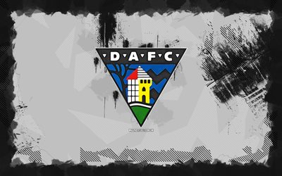 dunfermline athletic grunge logo, 4k, campeonato escocés, fondo grune blanco, fútbol, emblema atlético de dunfermline, fútbol americano, logotipo atlético de dunfermline, dunfermline atlético, club de fútbol escocés, dunfermline athletic fc