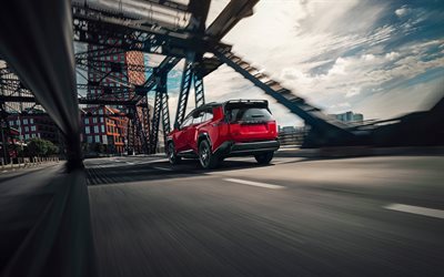2026, toyota rav4 gr sport, 4k, arrière vue, extérieur, toyota rouge rav4, nouveau toyota rav4 2026, voitures japonaises, toyota