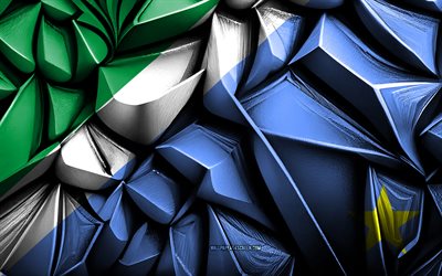mato grosso do sul, 4k, 3d  kreativ struktur, mato grosso do sul 3d flag, brasilien, mato grosso do sul flag, 3d  konst, statsstaten, mato grosso do sul state flag
