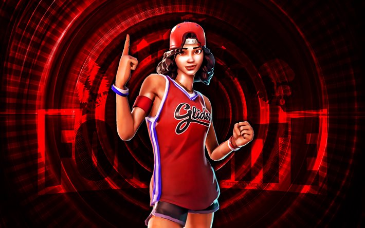 Triple Threat Fortnite, 4k, red spiral background, Fortnite, creative, Triple Threat Skin, Fortnite Triple Threat Skin, Triple Threat, Fortnite characters