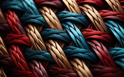 colorful wickerwork background, 4k, natural textures, weaving textures, wickerwork textures, colorful weaving backgrounds, interweaving patterns, wickerwork, wickerwork backgrounds