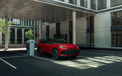 2026, トヨタrav4 grスポーツ, 4k, フロントビュー, 外観, 赤い黒トヨタrav4, 新しいレッドrav4 2026, ハイブリッド, 日本の車, トヨタ