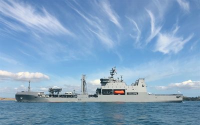 hmnzs アオテアロア, ロイヤル ニュージーランド海軍, 補助船, 軍艦, 海景, ニュージーランド