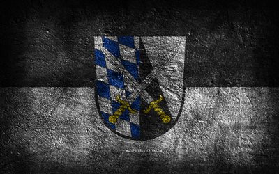 4k, bandiera di abensberg, città tedesche, struttura di pietra, sfondo di pietra, giorno di abensberg, grunge, arte, simboli nazionali tedeschi, abensberg, germania