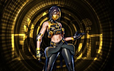 agente duplo hush shadow fortnite, 4k, fundo em espiral marrom, fortnite, criativo, pele de sombra do agente duplo, fortnite double agent hush shadow skin, double agent shadow shadow, personagens fortnite