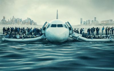 Sully, drama, 2016, poster