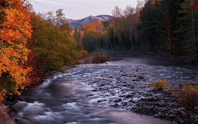 mountain river, whitewater river, photo rivers