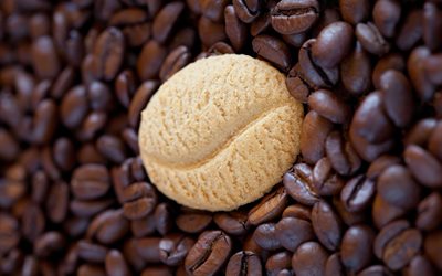 コーヒー, 穀物, クッキー