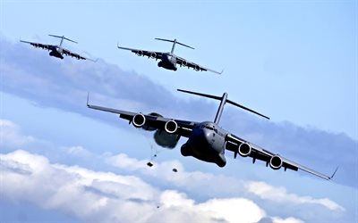 militärflygplan, transportflygplan