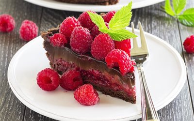 cake, raspberry, chocolate cheesecake, chocolate cake