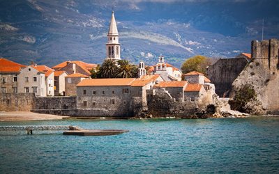 adriatiska kusten, montenegro, budva