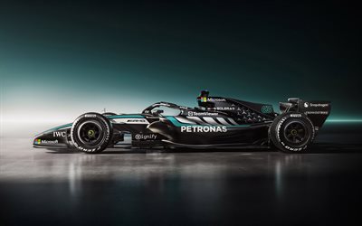 2026, Mercedes-AMG F1 W17 E Performance, 4K, side view, exterior, Formula 1, Mercedes W17, Formula One racing car, F1, W17, Mercedes-AMG, Mercedes F1, Formula One