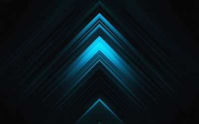 contexte des lignes bleues, lignes néon bleues, fond de résumé bleu, modèle de lignes, lignes de lumière bleue néon