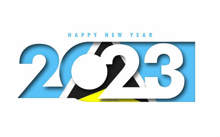 새해 복 많이 받으세요 2023 세인트 루시아, 흰 바탕, 세인트루시아, 최소한의 예술, 2023 세인트 루시아 컨셉, 세인트 루시아 2023, 2023 세인트 루시아 배경, 2023 새해 복 많이 받으세요 세인트 루시아