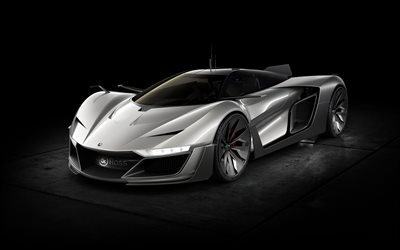 AeroGT Concept, Bell Ross Conception, 2016, supercar, voiture sport, un coupé
