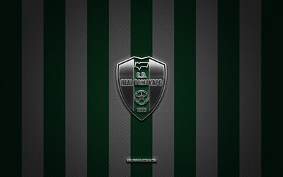 real tomayapo logo, bolivian football club, divisione boliviana professionale, background di carbonio bianco verde, vero emblema di tomayapo, calcio, vero tomayapo, bolivia, tomayapo fc, cd vero tomayapo