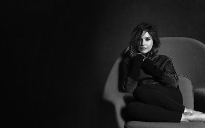 sophia bush, attrice americana, servizio fotografico, monocromo, hollywood, attrici popolari, sophia anna bush, modello di moda americano, sophia bush photoshoot