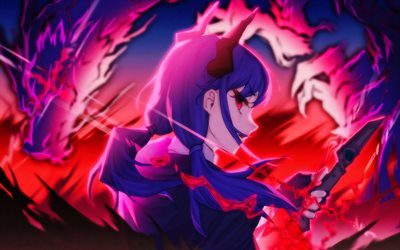 chen, incendio, manga, arknights, batalla, personajes de anime, personajes de arknights, chen arknights