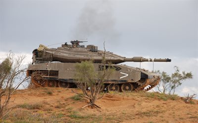 tanks, armored vehicles, Merkava mk4, Israel