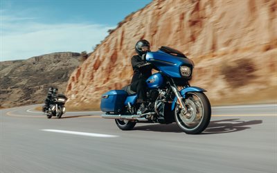 Harley-Davidson Street Glide, 4k, motion blur, 2026 bikes, superbikes, 2026 Harley-Davidson Street Glide, FLHX, american motorcycles, Harley-Davidson