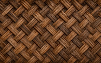 4k, wooden wickerwork background, herringbone patterns, woven basketry texture, natural textures, weaving textures, wickerwork textures, brown weaving backgrounds, interweaving patterns, herringbone textures, wickerwork, wickerwork backgrounds, brown wickerwork