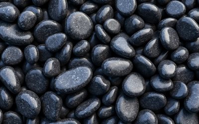 mármol negro con vetas blancas, piedras redondas, piedra mojada, 4k, guijarros de mármol negro, fondo con guijarros de mármol, piedras negras con vetas blancas, guijarros mojados, textura de mármol turquesa, guijarros de mármol