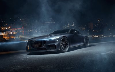2026, brabus bodo, 4k, edestä katsottuna, ulkopuoli, luksusautot, musta brabus bodo, urheilullinen coupe, saksalaiset autot, hyperauto, brabus