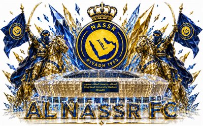 شعار نادي النصر, 4k, نادي كرة القدم السعودي, الاهلي, فن الكريستال, حديقة الأول, النصر, المملكة العربية السعودية, كرة القدم, الدوري السعودي للمحترفين, نادي النصر, نادي النصر لكرة القدم