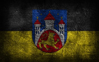 4k, göttingens flagga, tyska städer, stenstruktur, stenbakgrund, göttingens dag, grungekonst, tyska nationella symboler, göttingen, tyskland