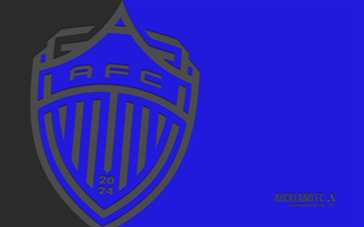 ऑकलैंड एफसी लोगो, 4k, नीली पृष्ठभूमि, कार्बन आर्ट, ए लीग पुरुष, ऑकलैंड एफसी प्रतीक, ऑस्ट्रेलियाई फुटबॉल क्लब, ए लीग, ऑस्ट्रेलिया, ऑकलैंड एफसी, फ़ुटबॉल, ऑकलैंड