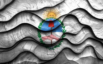 4k, bandera jujuy, estados de argentina, banderas de ondas 3d de madera, día de jujuy, bandera de jujuy, argentina, bandera de madera jujuy, estado de jujuy, estados argentinos, jujuy