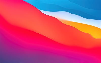 material design, 4k, abstract waves, colorful backgrounds, lines, geometric art, creative, colorful waves, colorful material design, abstract art