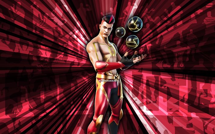 4k, thegrefg, fondo de rayos rojos, thegrefg skin, arte abstracto, fortnite thegrefg skin, personajes de fortnite, fortnita, arte creativo
