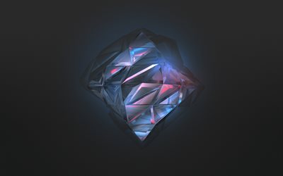 crystals, creative, triangles, geometry