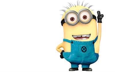 Kevin, minions, funny characters, Despicable Me 2