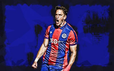 4k, malcom braida, fondo de grunge azul, san lorenzo, división argentina primaria, futbolistas argentinos, malcom braida 4k, fútbol americano, fútbol, san lorenzo de almagro, ca san lorenzo de almagro, malcom braida san lorenzo