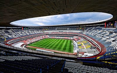 4k, estadio azteca, banorte stadyumu, içeride görüntüle, 2026 fifa dünya kupası stadyumları, futbol sahası, club america stadyumu, club america, mexico city, meksika futbol stadyumu, meksika