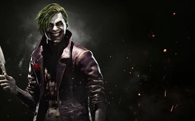 Le Joker, les combats, en 2017, des jeux, de l'Injustice 2