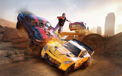 FlatOut 4 Total Insanity, 5k, 2017 games, racing simulator