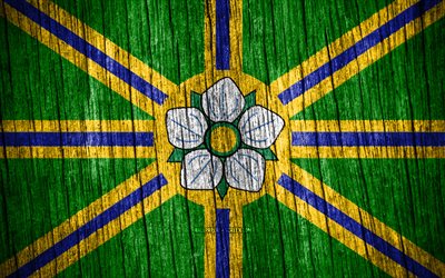 4k, bandera de abbotsford, día de abbotsford, ciudades canadienses, banderas de textura de madera, ciudades de canadá, abbotsford, canadá