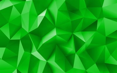 green low poly 3D texture, fragments patterns, geometric shapes, green abstract backgrounds, 3D textures, green low poly backgrounds, low poly patterns, geometric textures, green 3D backgrounds, low poly textures