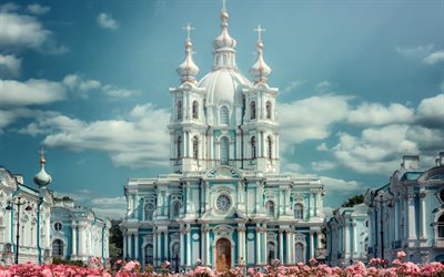 st petersburg smolny Manastırı, peter, Rusya