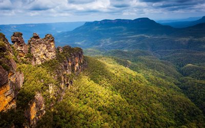 montagne, la valle del rock, australia