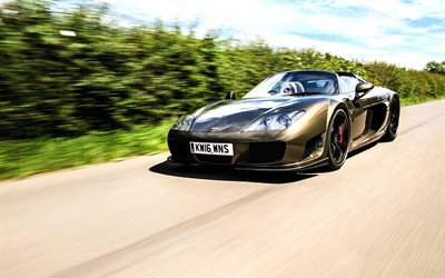 Noble M600 Speedster, 2016, movement, supercars, brown noble