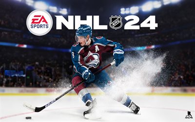 NHL 24, 4k, poster, 2024 games, fan art, EA Sports NHL 24, creative