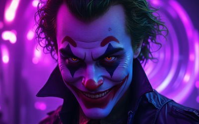 4k, bromista, oscuridad, bokeh, supervillano, resplandor violeta, arte 3d, comodín 4k, obra de arte, arte del comodín