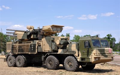 SA-22 Greyhound, Anti-aircraft missile system, BAZ 6909-019, Pantsir-C1