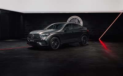 4k, मर्सिडीज एएमजी जीएलसी 53 कूप, studio, 2026 कारें, सी254, बारिश, 2026 मर्सिडीज एएमजी जीएलसी 53 कूप, जर्मन कारें, मर्सिडीज